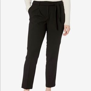Calvin Klein Belted Straight Leg Pants